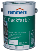 2,5L Remmers Deckfarbe weiß Wetterschutzfarbe 2,5L Remmers Deckfarbe weiß Wetterschutzfarbe