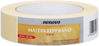 RENOVO Malerkrepp 30mm flach 50m RENOVO Malerkrepp 30mm flach 50m
