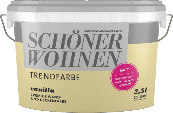 2,5L Schöner Wohnen -Trend Wandfarbe matt Vanilla