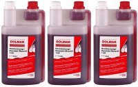 3x 1 Liter Dolmar 2-Takt-Motoröl 1:50, Dosierflasche 3x 1 Liter Dolmar 2-Takt-Motoröl 1:50, Dosierflasche