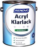 2,5L Renovo Acryl Klarlack seidenmatt 2,5L Renovo Acryl Klarlack seidenmatt