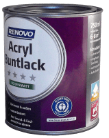 750ml Renovo Acryl Seidenmattlack Nr.8011 nussbrau 750ml Renovo Acryl Seidenmattlack Nr.8011 nussbrau