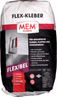25Kg MEM Flex-Fliesenkleber C2TE S1 Flexmörtel 25Kg MEM Flex-Fliesenkleber C2TE S1 Flexmörtel