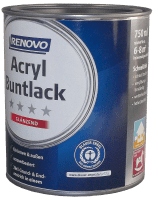 750ml Renovo Acryl Glanzlack Nr.5010 enzianblau 750ml Renovo Acryl Glanzlack Nr.5010 enzianblau